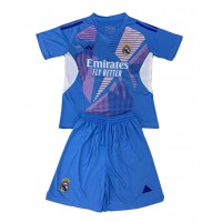 Camiseta Real Madrid Portero Primera Equipación Replica 2024-25 para niños mangas cortas (+ Pantalones cortos)